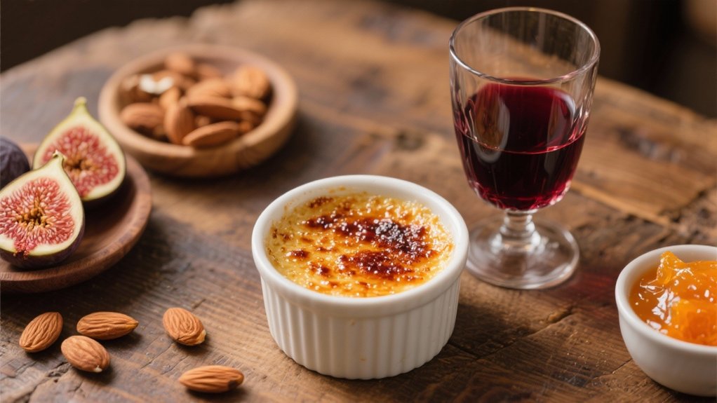 elegant vanilla custard dessert