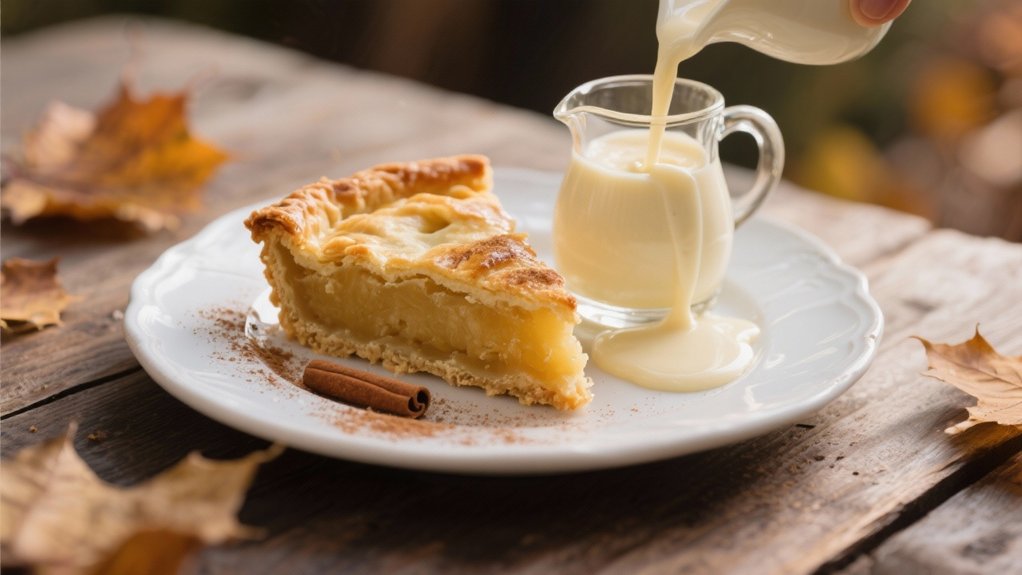 elegant vanilla custard sauce