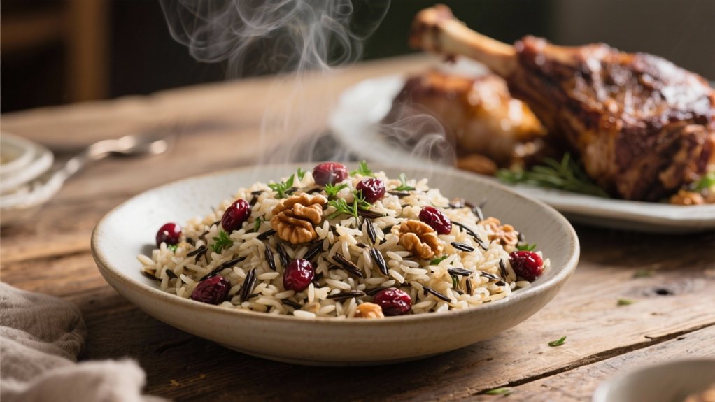 elegant wild rice pilaf