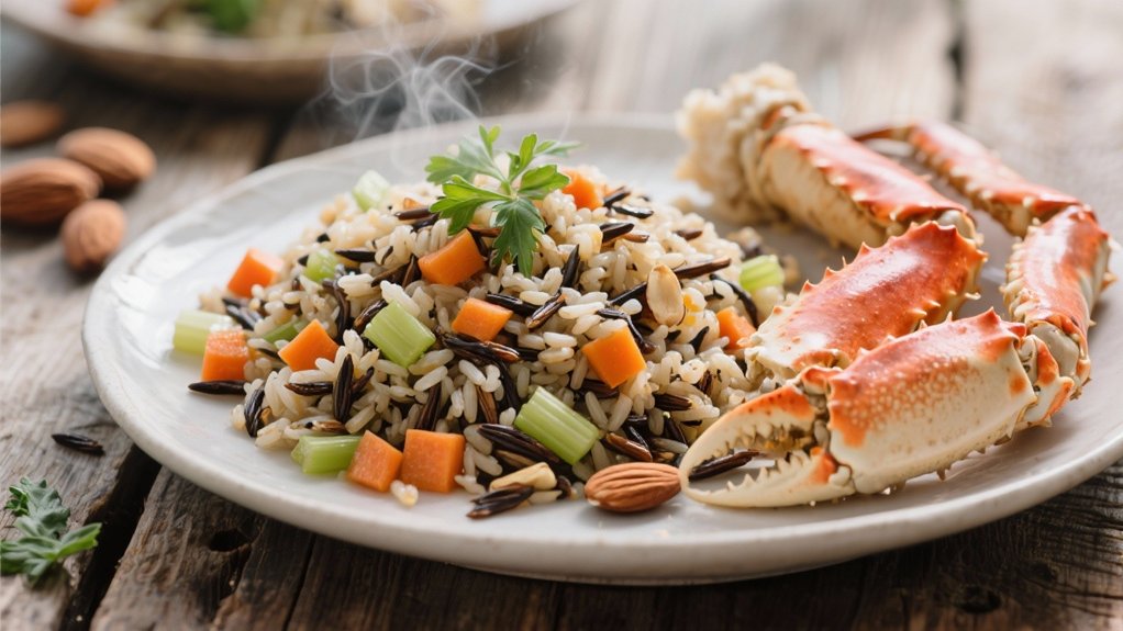 elegant wild rice pilaf