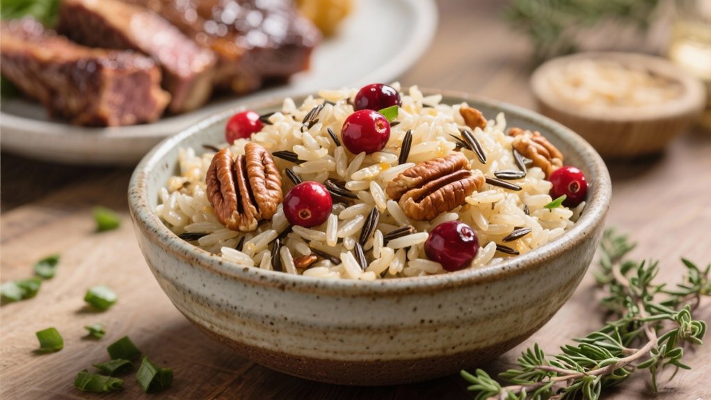 elegant wild rice pilaf