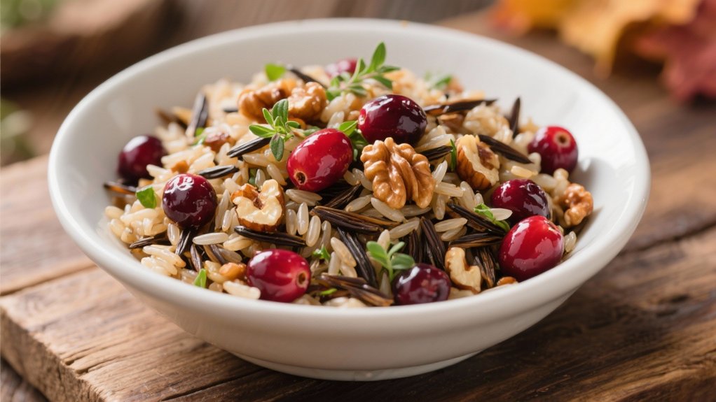 elegant wild rice pilaf