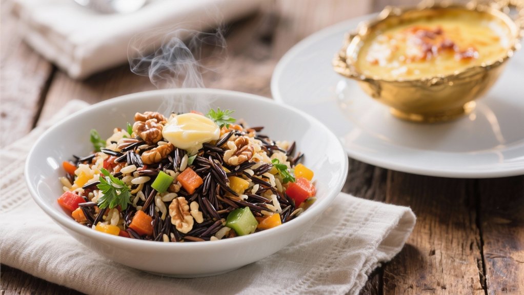 elegant wild rice pilaf