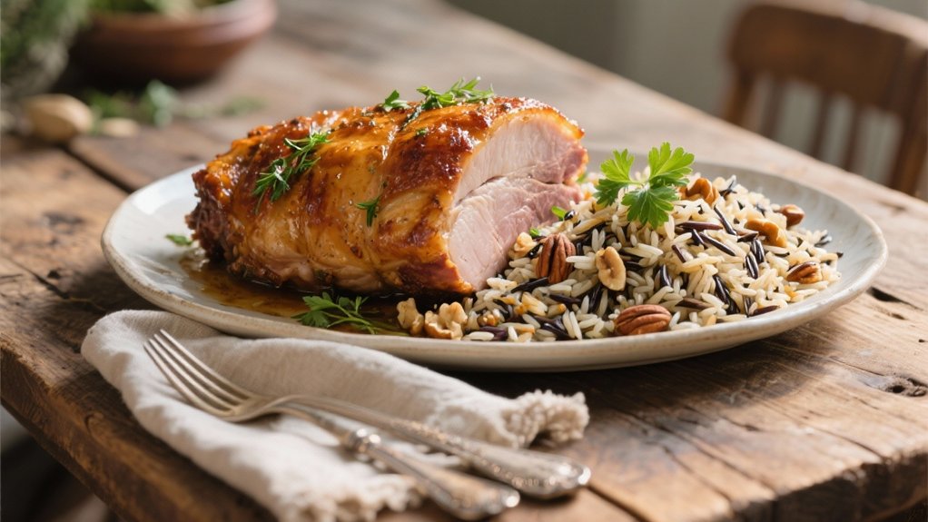 elegant wild rice pilaf