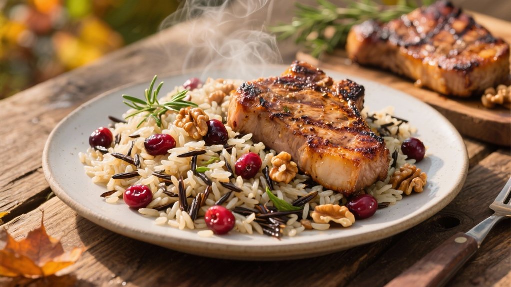 elegant wild rice side
