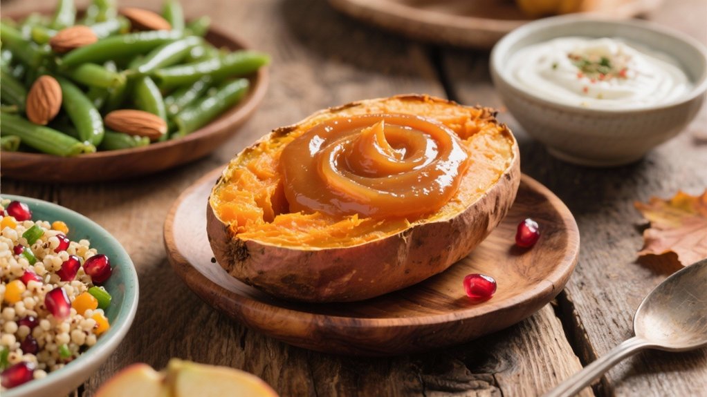elevate baked sweet potatoes