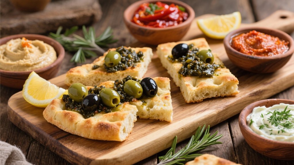elevate focaccia with spreads