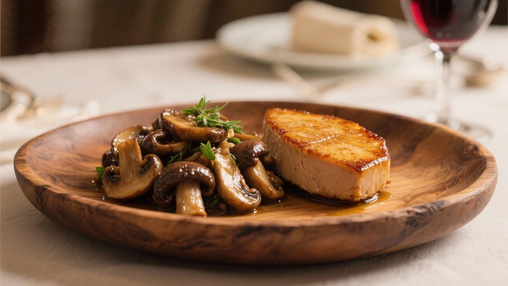 elevate foie gras presentation