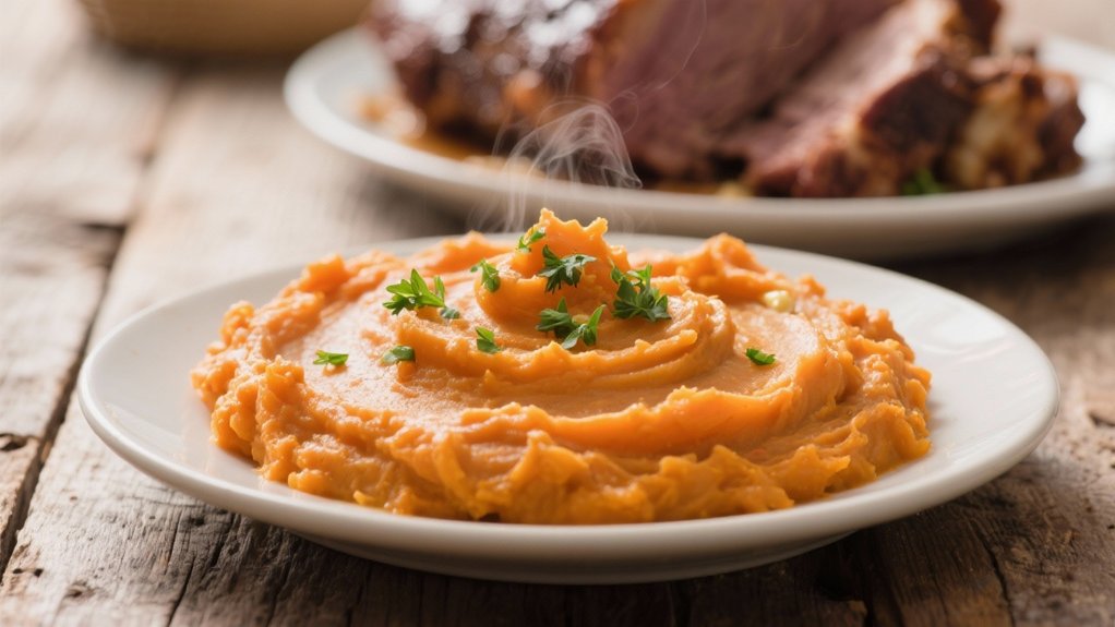 elevated mashed sweet potatoes
