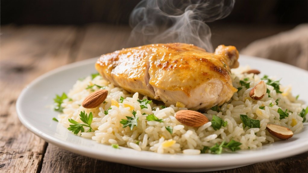elevated rice side dish