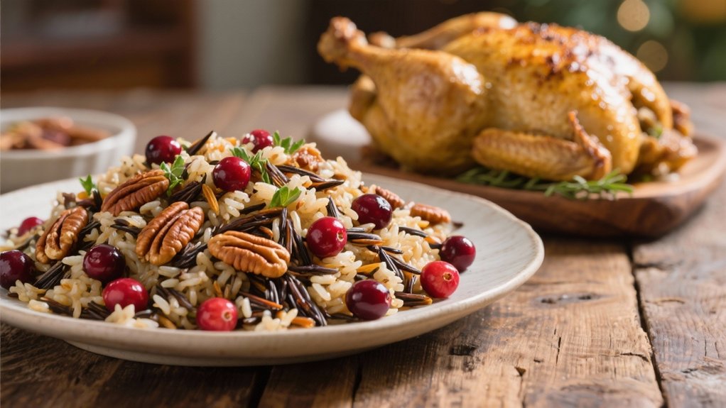 elevated wild rice pilaf