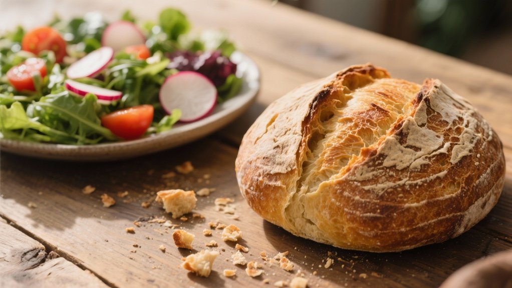 enhance salads with artisan bread