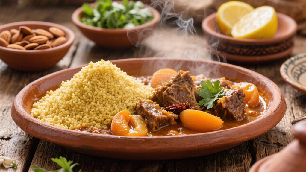 exotic slow cooked lamb dish