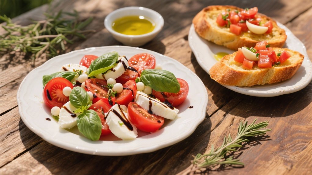 extraordinary crispy tomato bruschetta