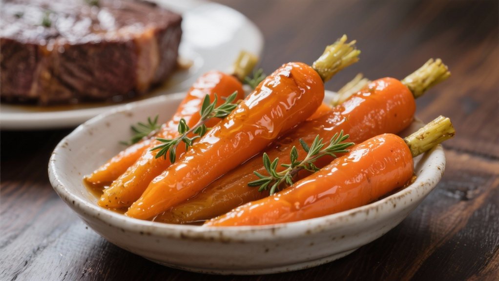 fancy honey glazed carrots
