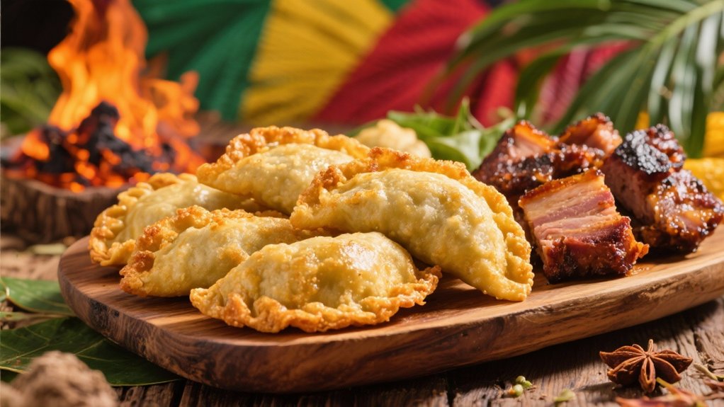 festival dumplings complement jerk pork
