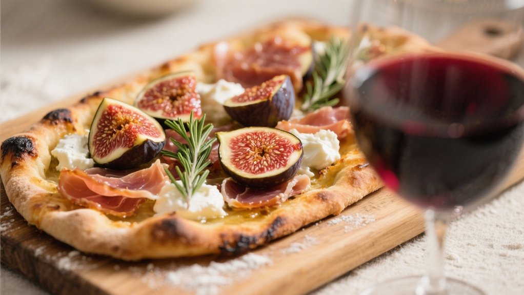 figs prosciutto cheese delight