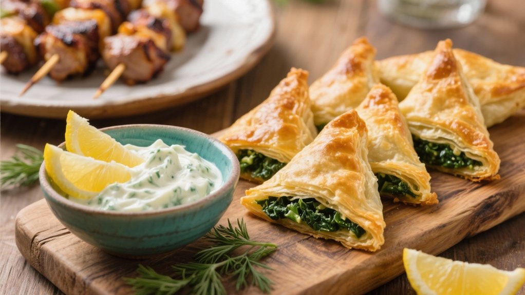 flaky spinach pie delight