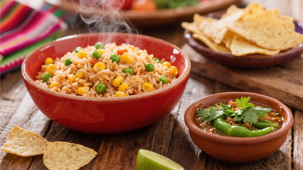 flavorful fluffy mexican rice