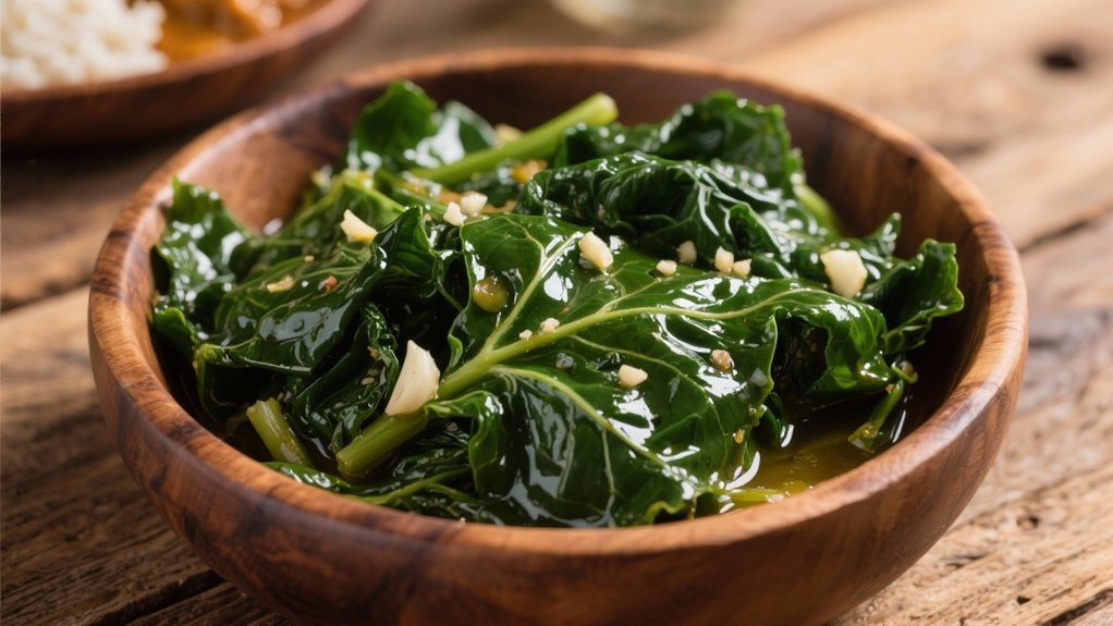 flavorful greens for gumbo