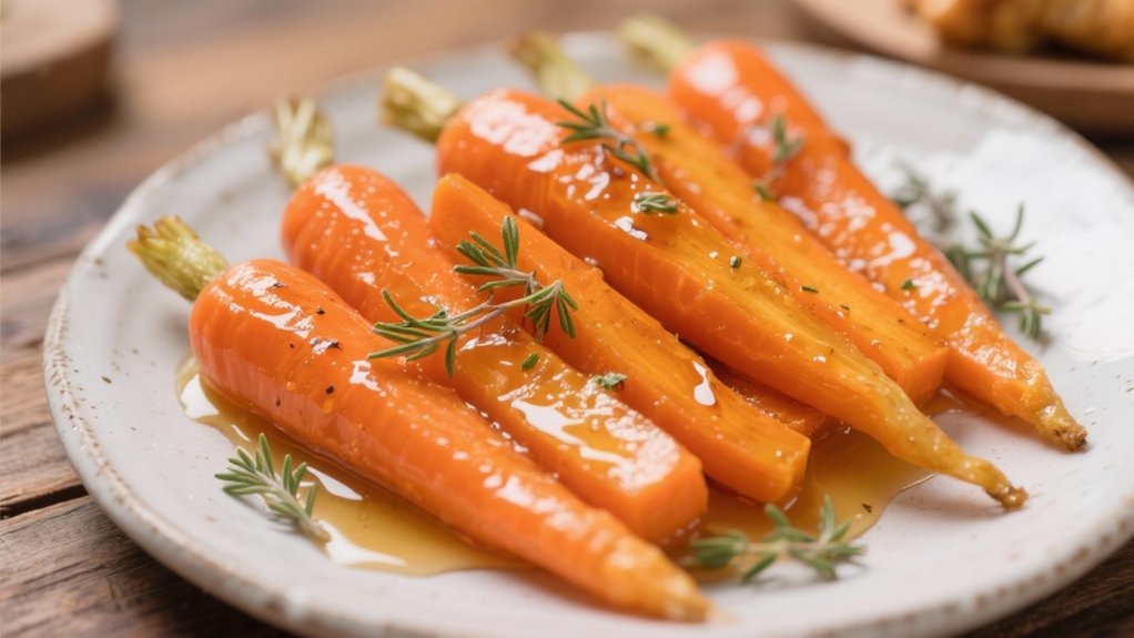flavorful honey glazed carrots