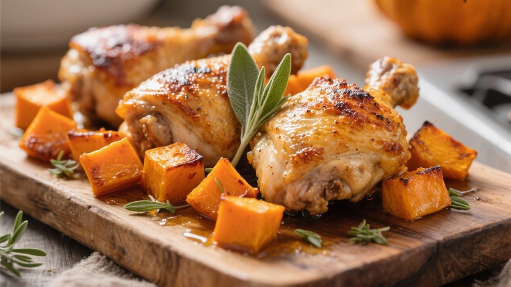 flavorful pan seared chicken thighs