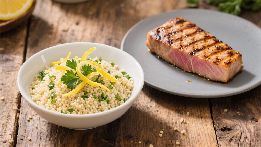 fluffy couscous with variations