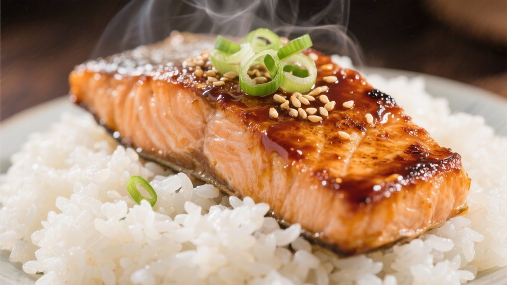 fluffy jasmine rice base