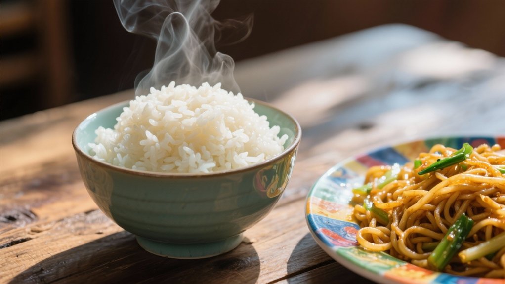 fluffy jasmine rice base
