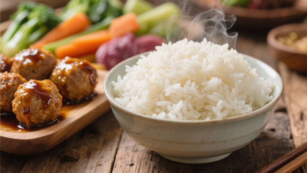 fluffy jasmine rice preparation