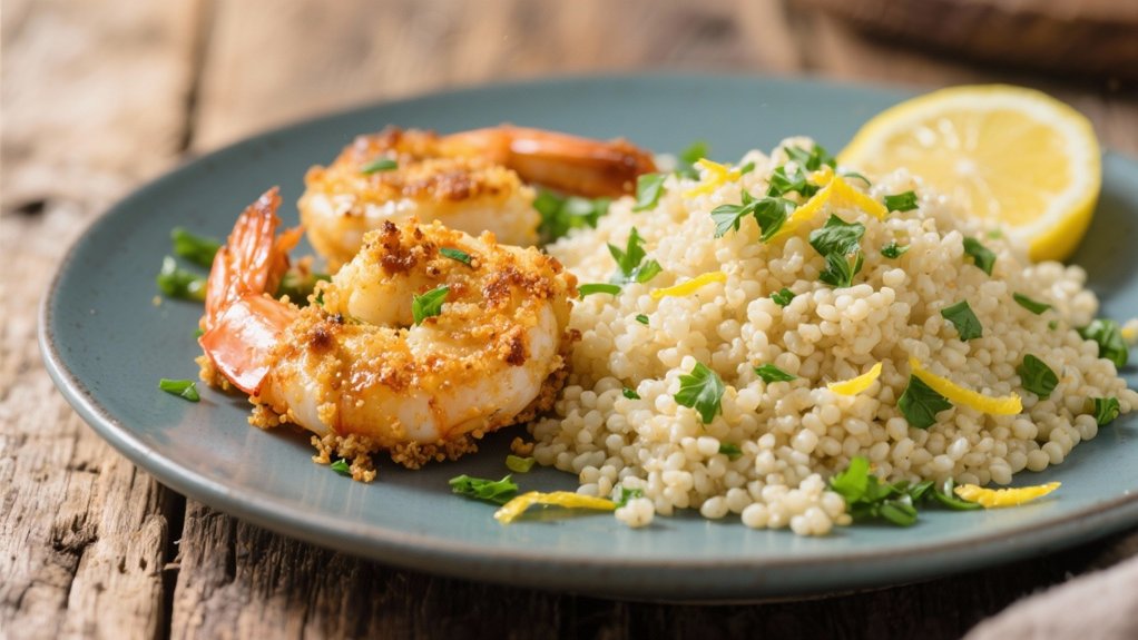 fluffy lemon herb couscous