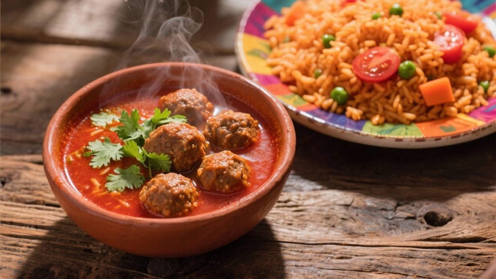 fluffy mexican rice side