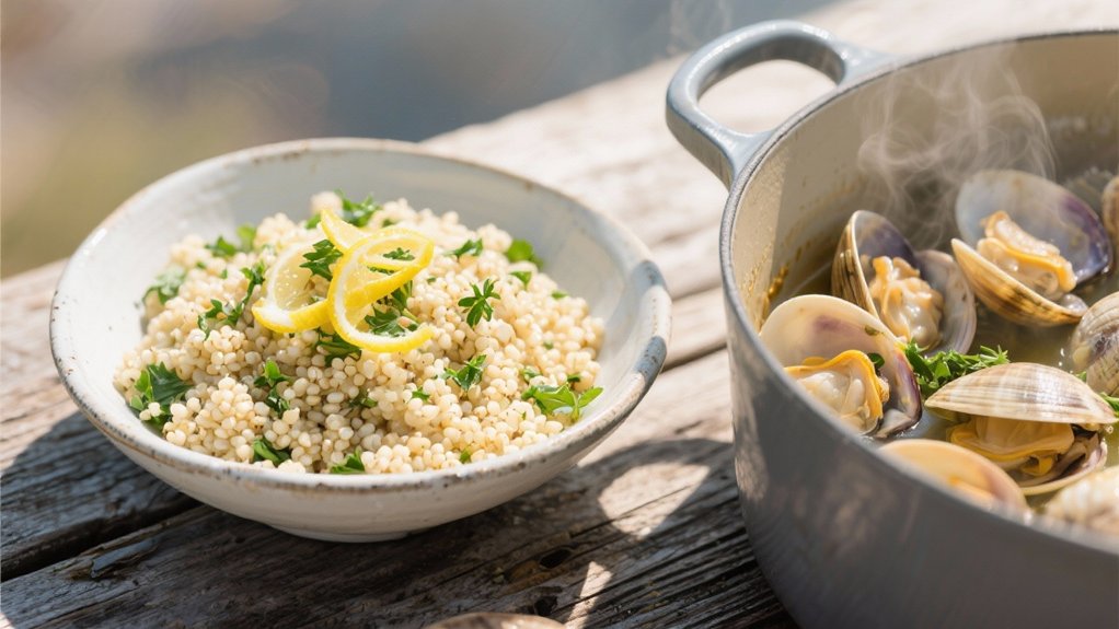 fluffy quinoa with herbs