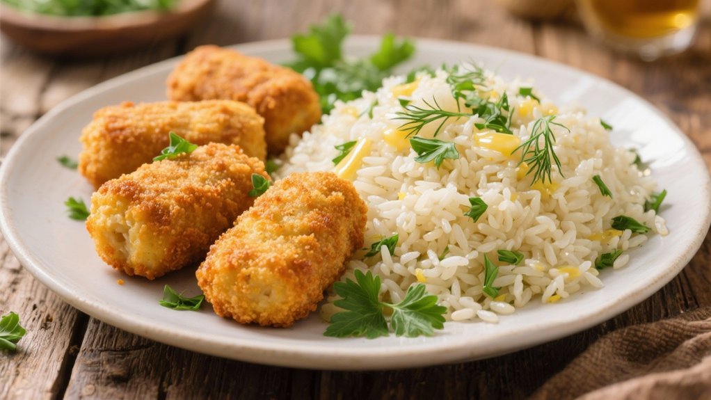 fragrant herb infused rice pilaf