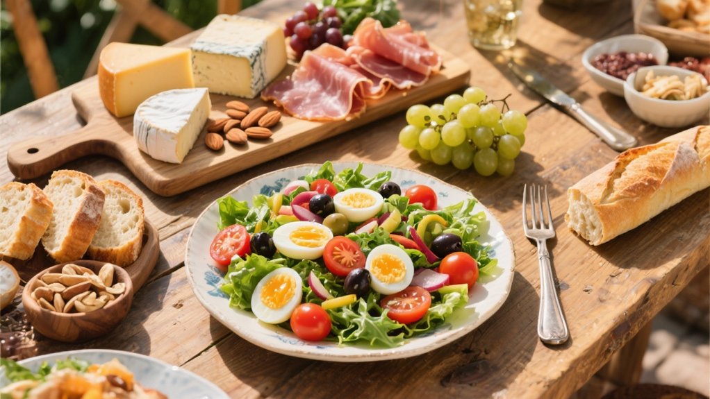 french feast appetizer spread