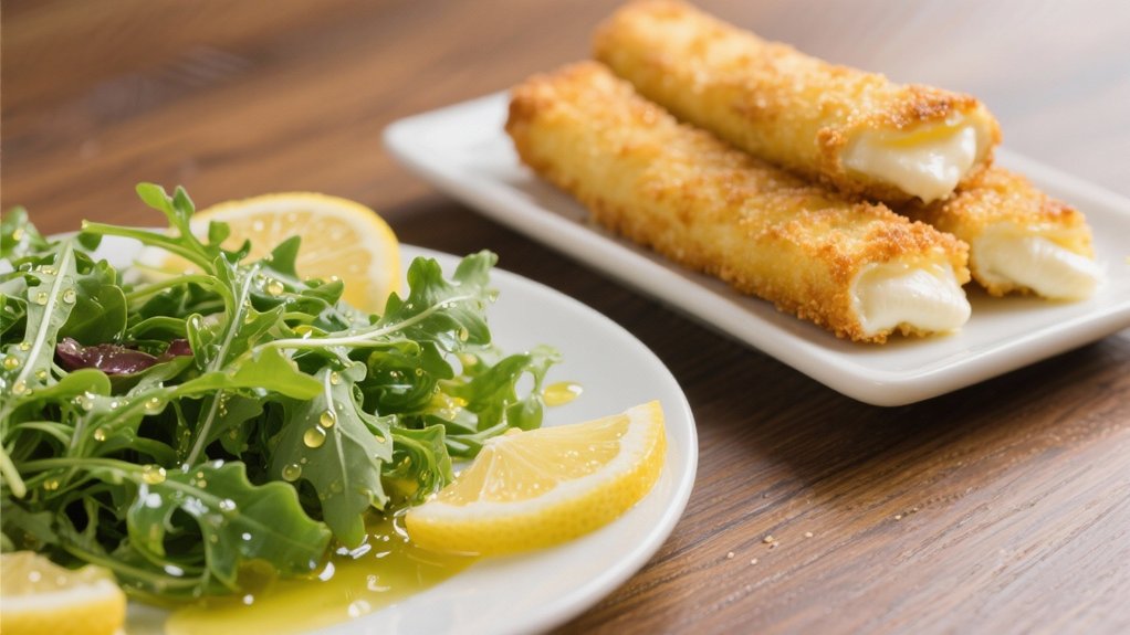fresh arugula lemon salad