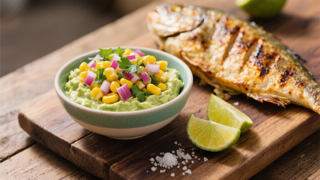 fresh avocado corn salsa