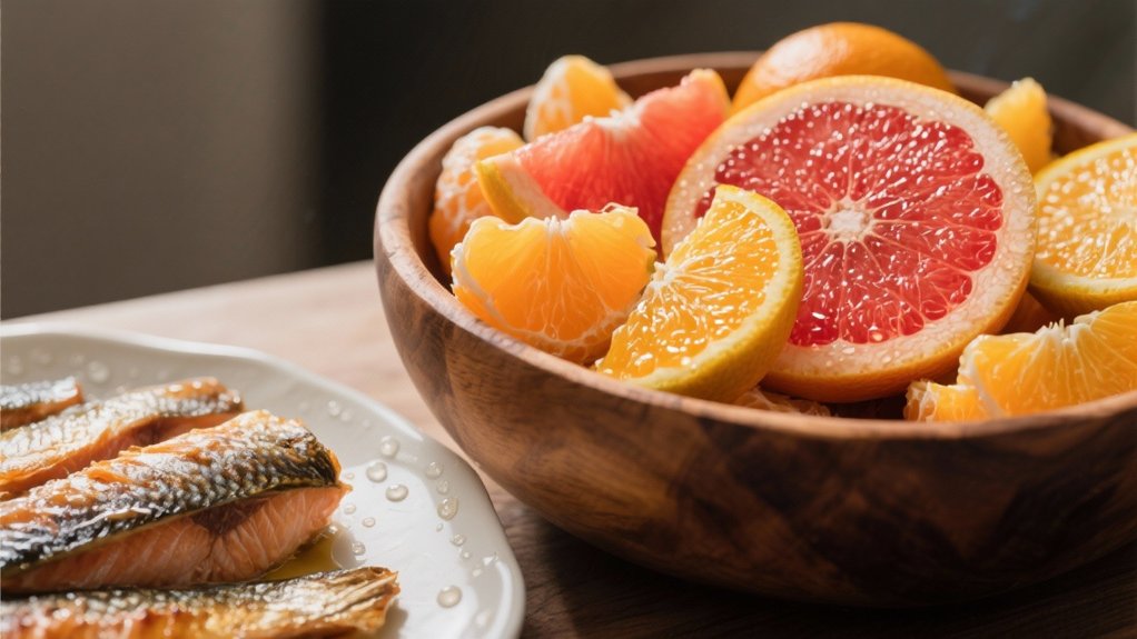 fresh citrus brightens smoked trout