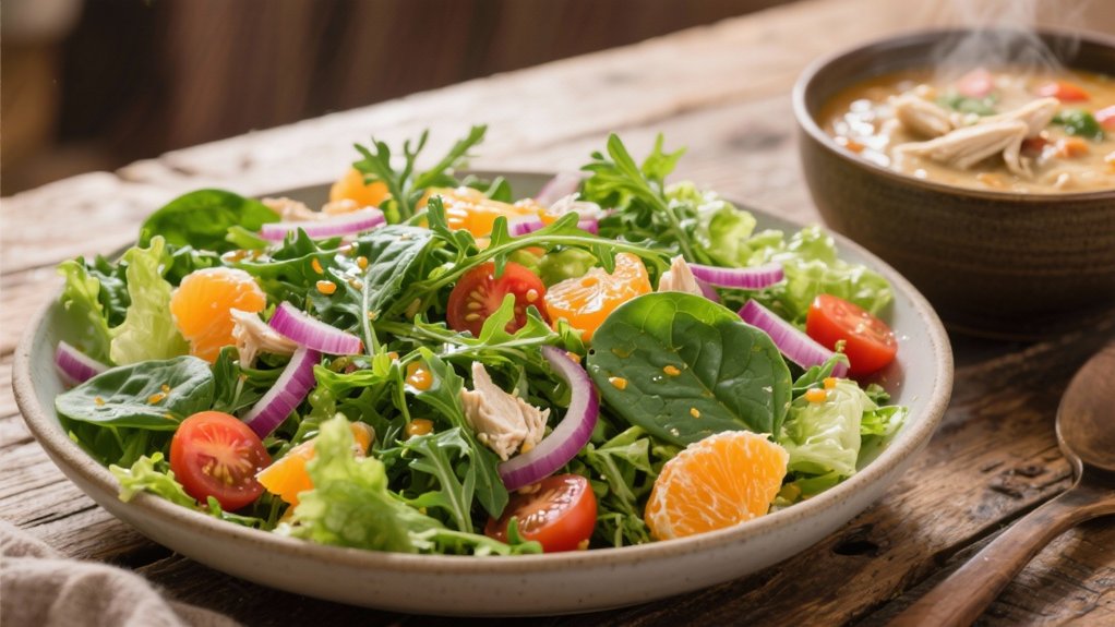 fresh citrus green salad
