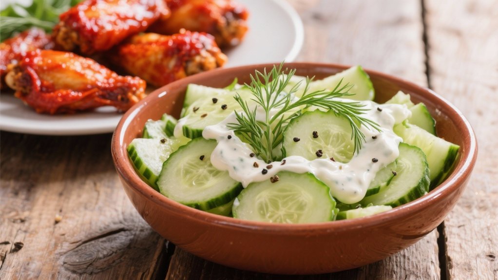 fresh cooling cucumber salad
