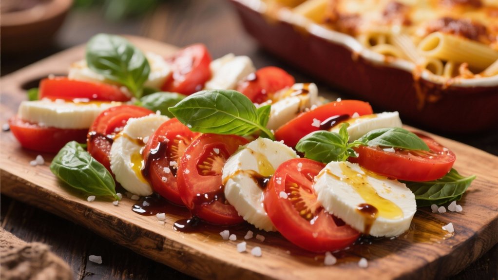fresh creamy elegant salad