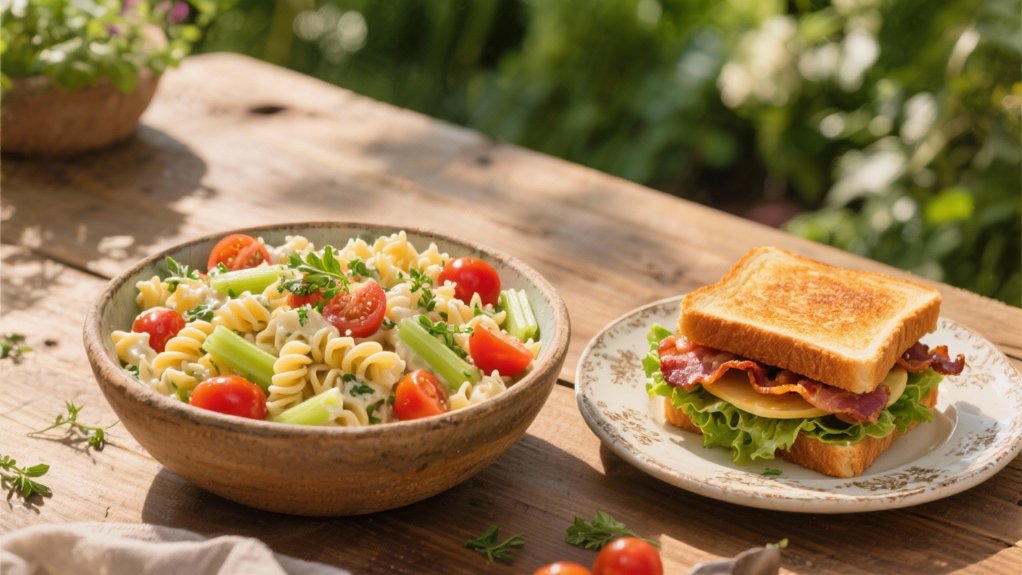 fresh creative seasonal pasta salad