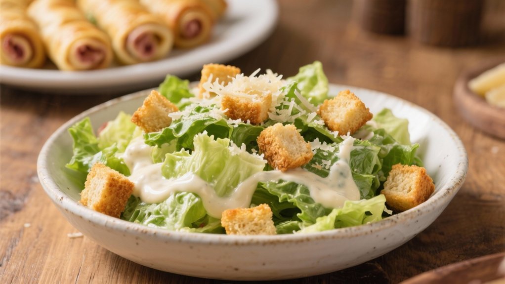 fresh crisp caesar salad