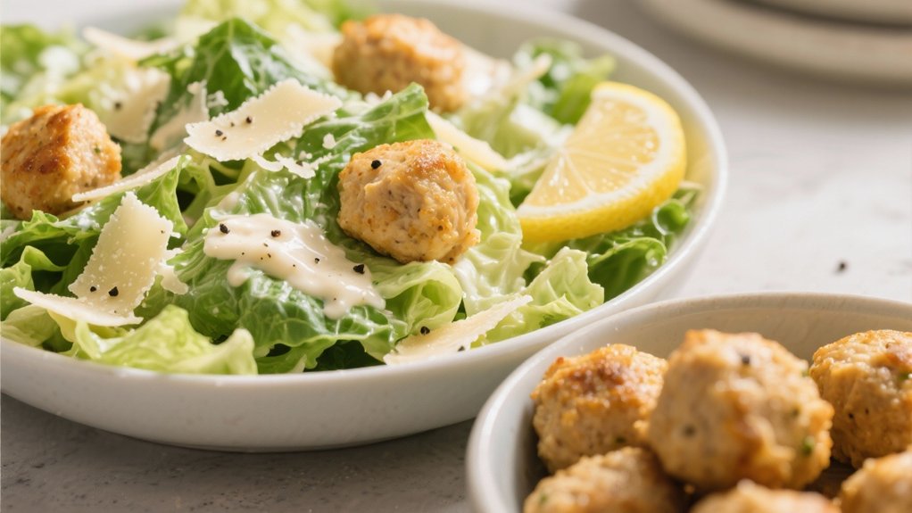 fresh crisp caesar salad