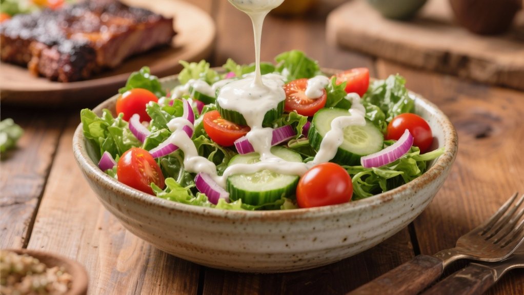 fresh crisp garden salad