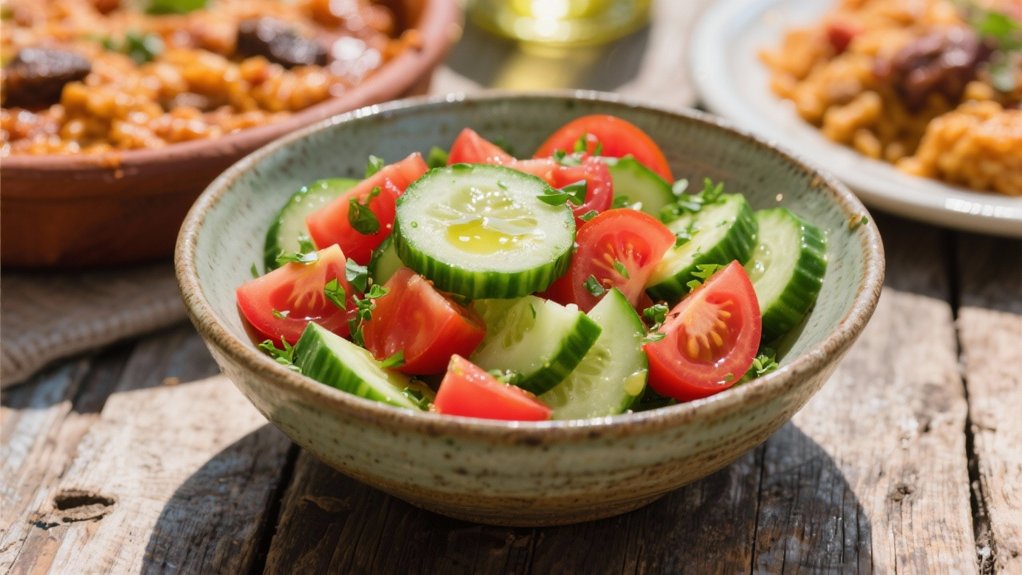 fresh crisp summer salad