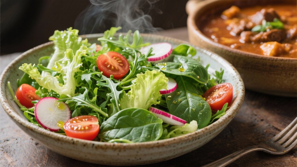 fresh crisp vibrant salad