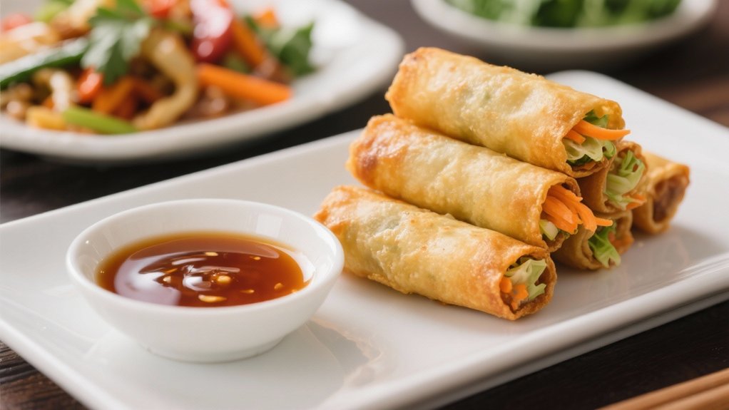 fresh crispy vegetable wraps