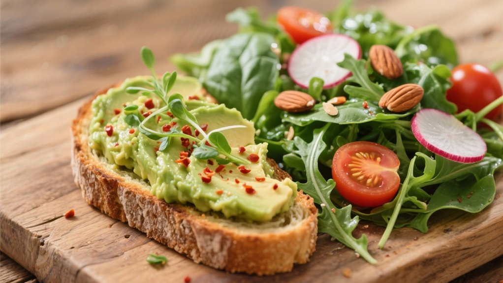 fresh crunchy mixed greens