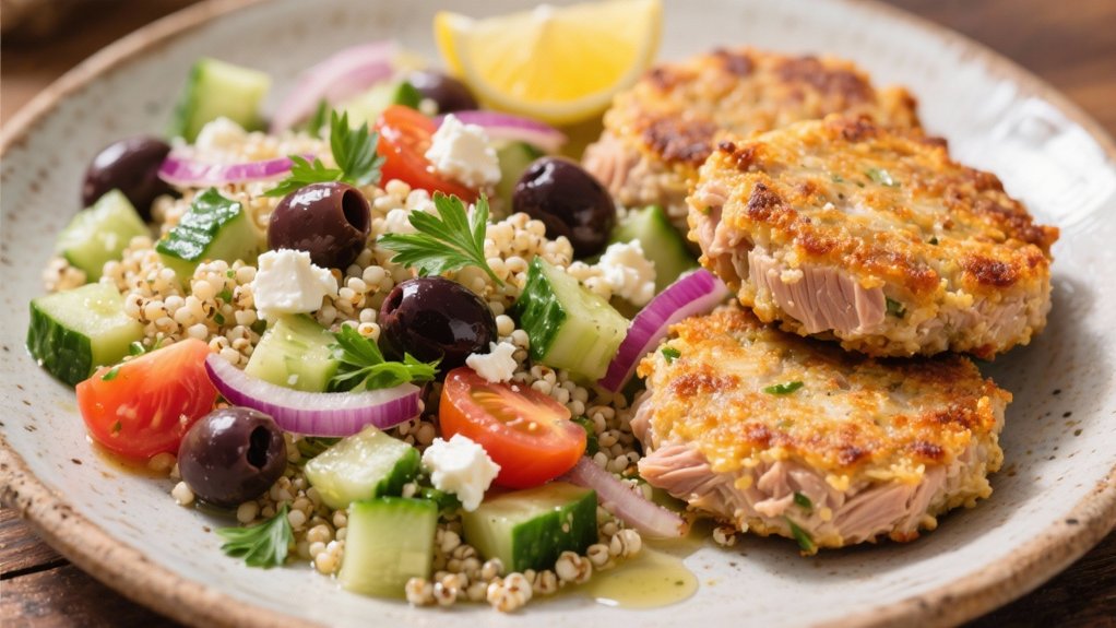 fresh filling quinoa salad